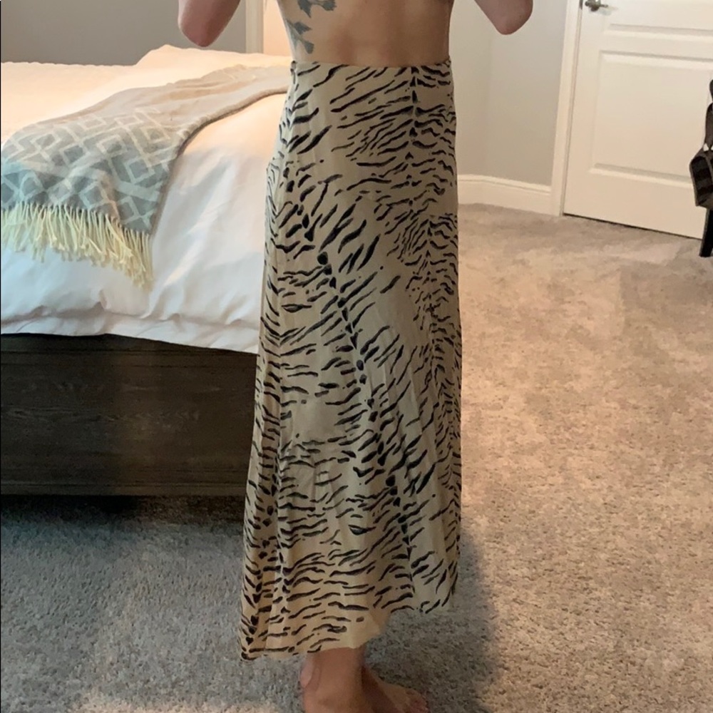 Leith tiger print maxi skirt. Worn once!